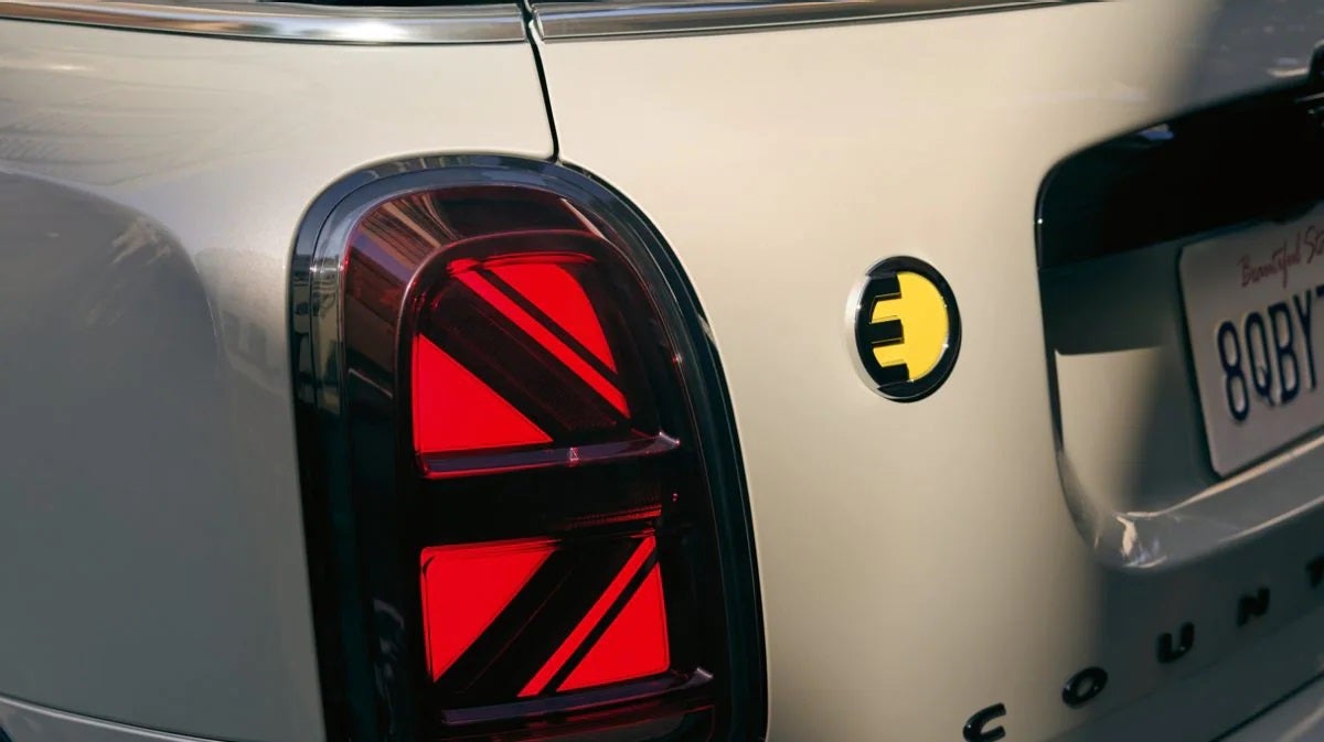The MINI Cooper SE Countryman PHEV taillight. MINI of Bedford in Bedford NH