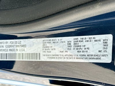 2021 RAM 1500 Limited