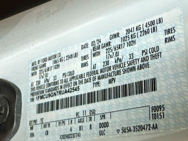 2024 Ford Escape Active