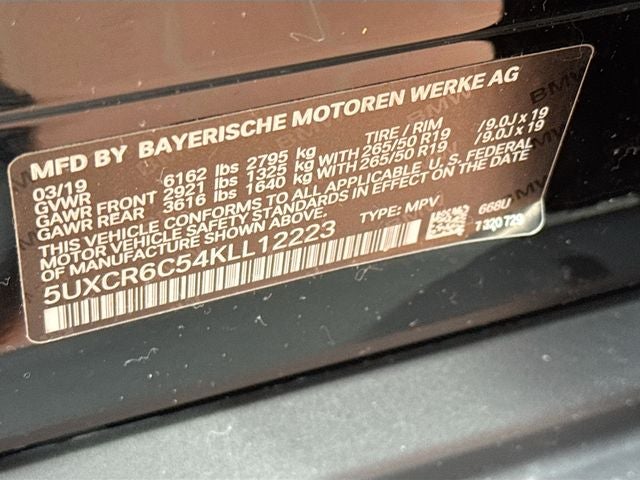 2019 BMW X5 xDrive40i