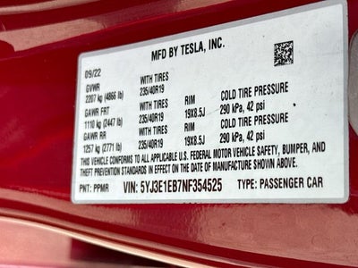 2022 Tesla Model 3 Long Range