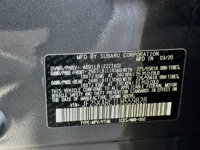 2020 Subaru Forester Sport
