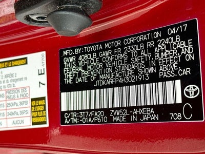 2017 Toyota Prius Prime Plus