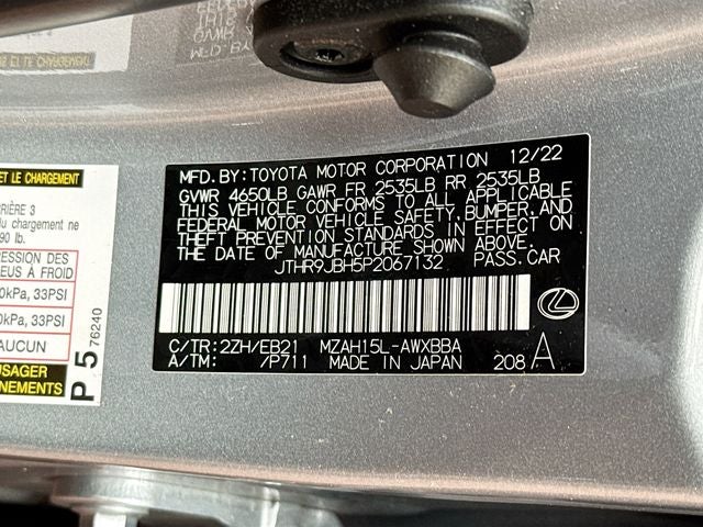 2023 Lexus UX 250h F SPORT Handling