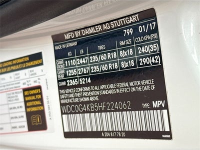 2017 Mercedes-Benz GLC GLC 300 4MATIC®