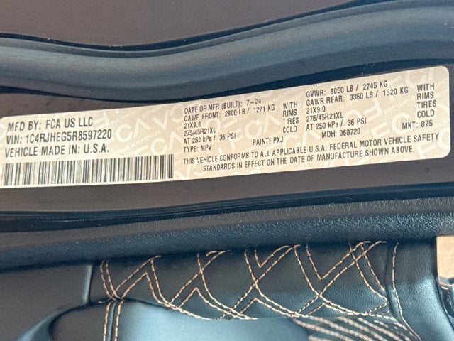 2024 Jeep Grand Cherokee Summit Reserve