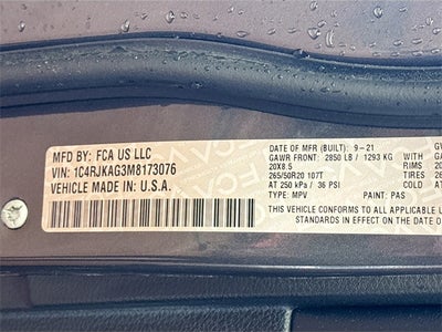 2021 Jeep Grand Cherokee L Altitude