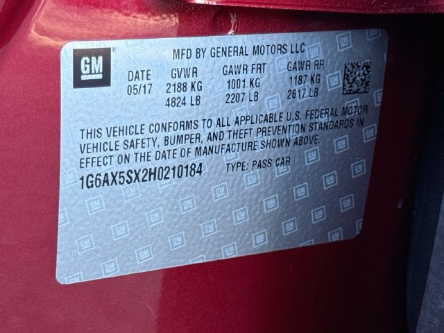 2017 Cadillac CTS 2.0L Turbo Luxury