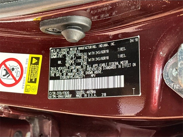 2018 Toyota Highlander Base