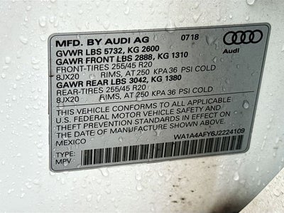 2018 Audi SQ5 3.0T Premium Plus quattro