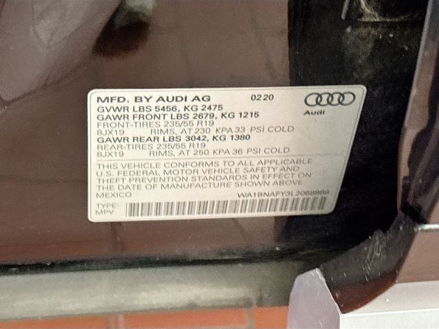 2020 Audi Q5 45 Premium Plus quattro