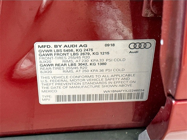 2018 Audi Q5 2.0T quattro