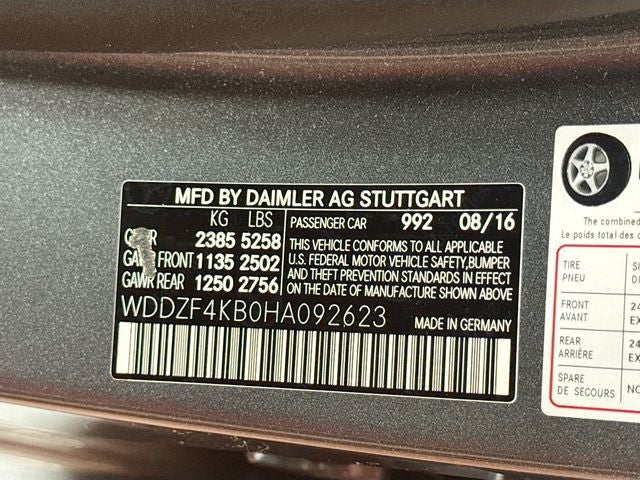 2017 Mercedes-Benz E-Class E 300 4MATIC®