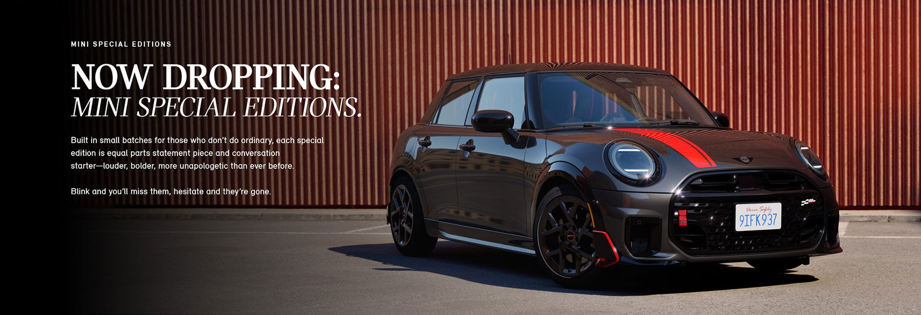 Front and side profile of 2026 Cooper S 4 Door
