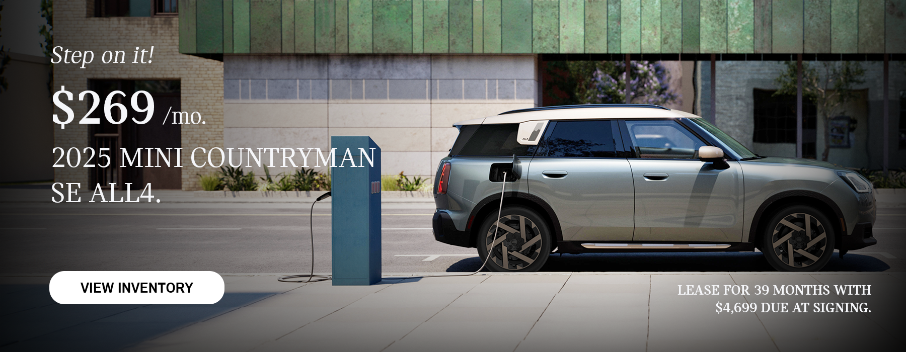 Side View of Gray Countryman Charging.
